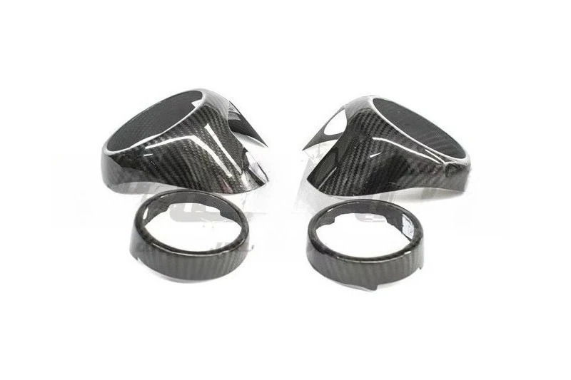 Trade Assurance Dry Carbon Fiber Interior Trim Fit For 2006-2013 Mini R55 R56 R57 R58 R59 LHD Inner Door Speaker Housing Cover